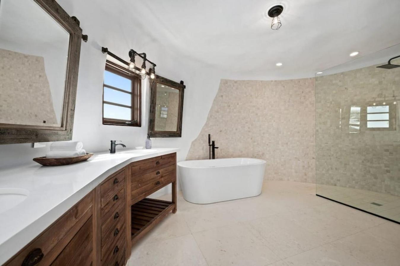 Santorini House Panoramic Palm Springs Views Villa Exterior photo