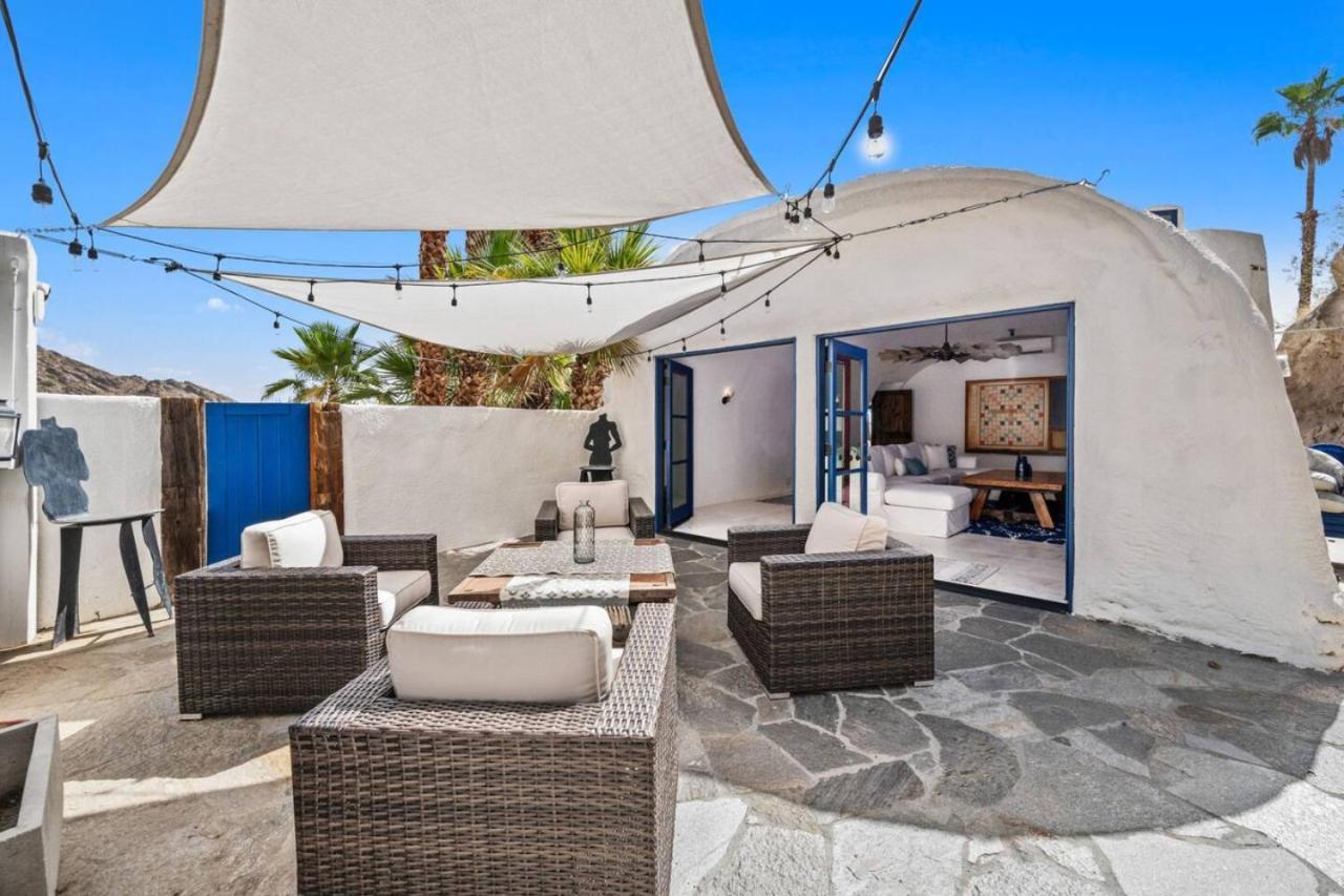Santorini House Panoramic Palm Springs Views Villa Exterior photo