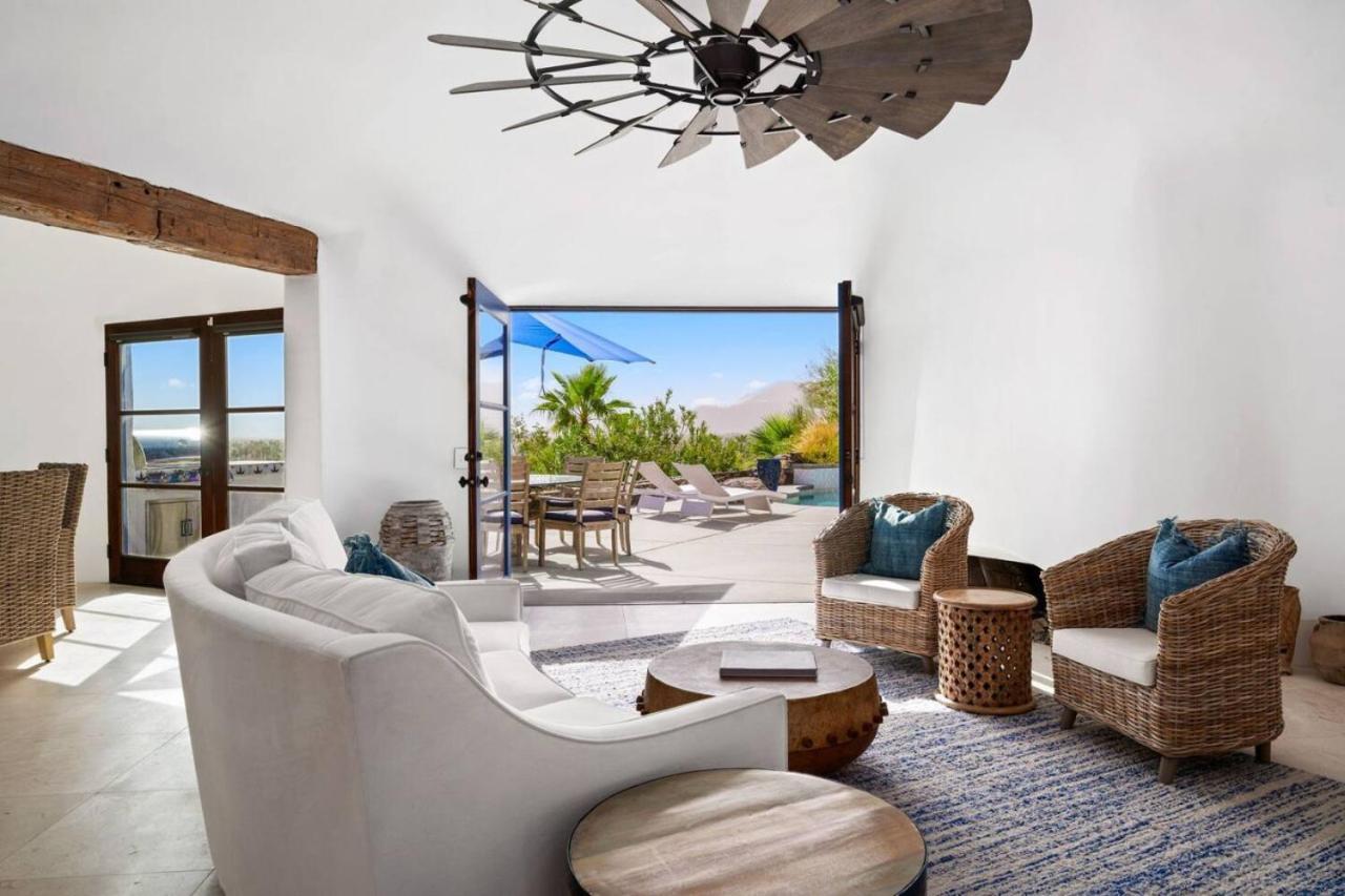 Santorini House Panoramic Palm Springs Views Villa Exterior photo