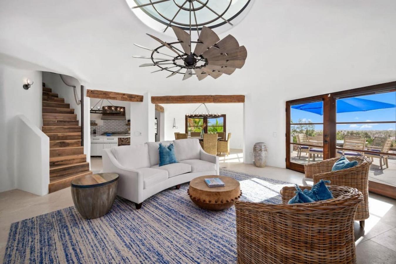 Santorini House Panoramic Palm Springs Views Villa Exterior photo