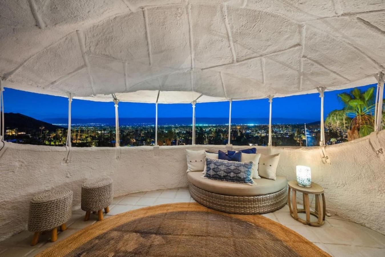 Santorini House Panoramic Palm Springs Views Villa Exterior photo