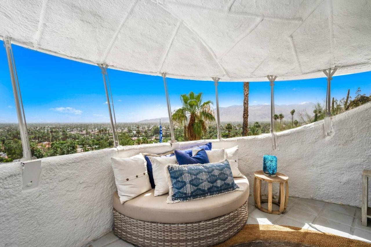 Santorini House Panoramic Palm Springs Views Villa Exterior photo