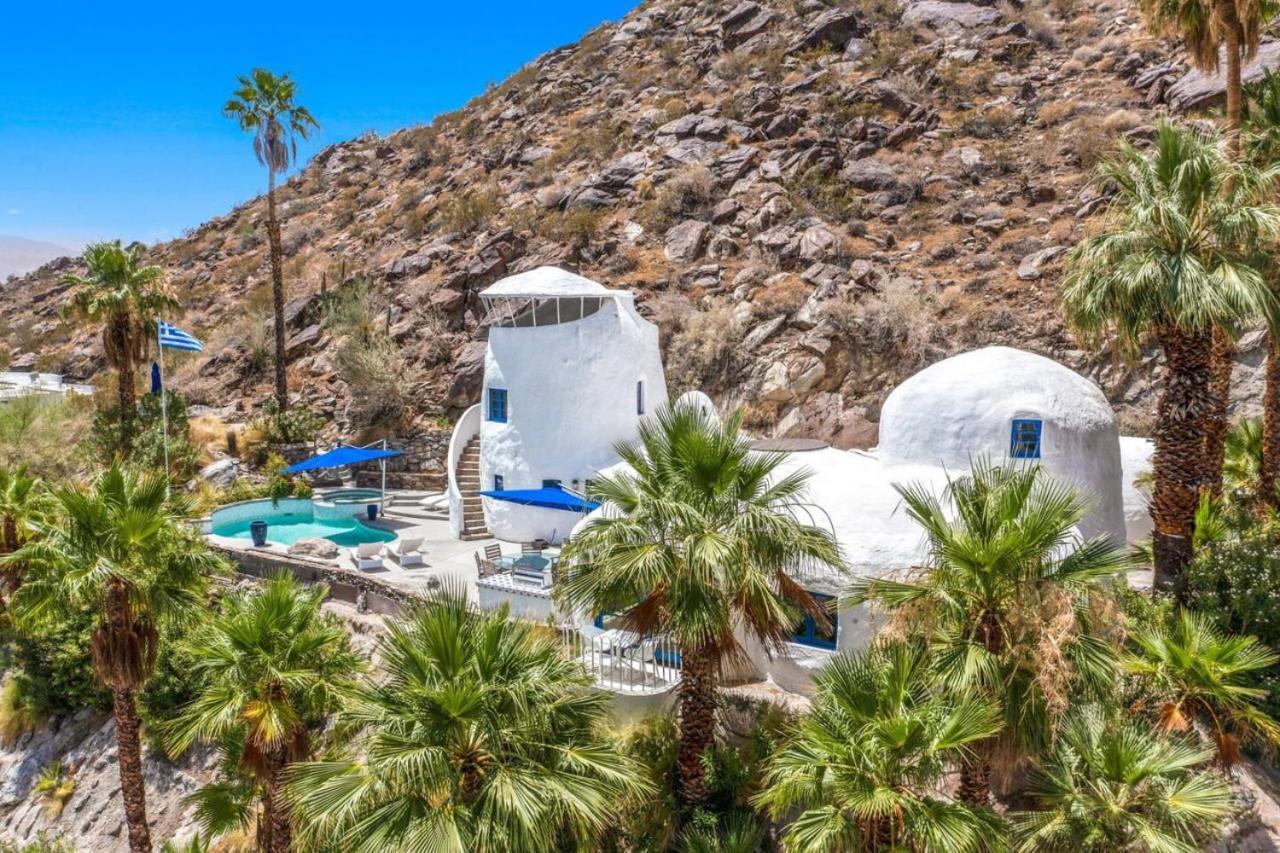 Santorini House Panoramic Palm Springs Views Villa Exterior photo